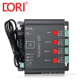 C4000 SD card Full Color Programmable led controller 4 ports 1024*4 Led pixel control Cascaded extension